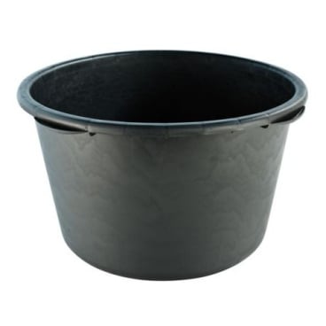 Mörtelkübel rund, schwarz, 65 ltr	