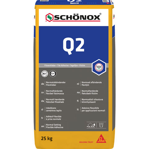 SCHÖNOX Flexkleber Q 2, staubreduziert