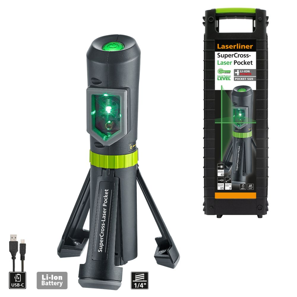 LaserLiner Super Cross Laser Pocket plus