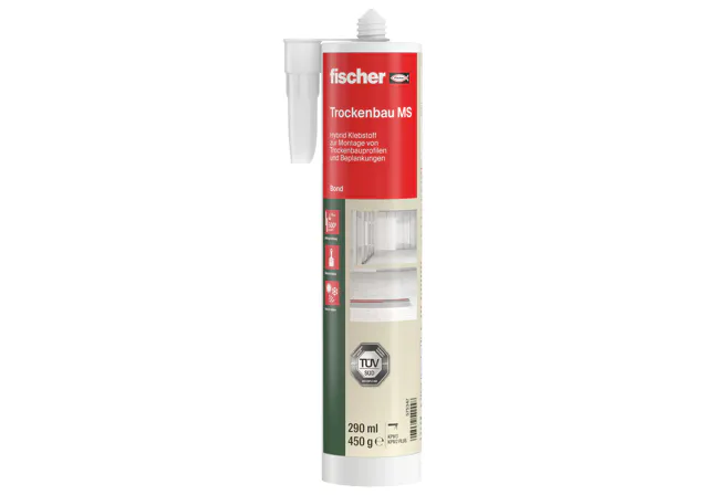 FISCHER Trockenbau Hybrid Klebstoff MS     